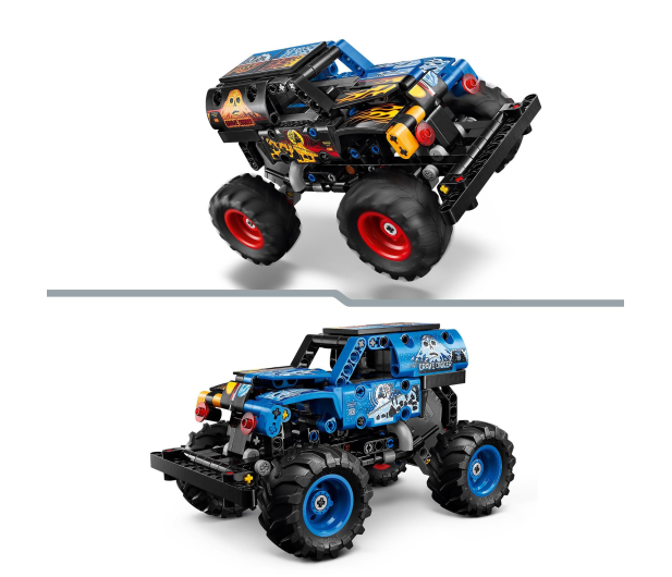 LEGO Technic 42219 Monster Jam Grave Digger Ogień i lód - 1473445 - zdjęcie 9